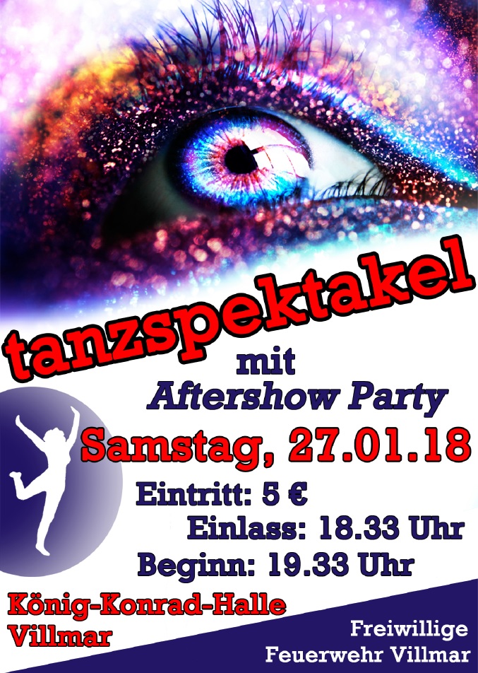 Tanzspektakel mit Aftershow Party in Villmar 2018