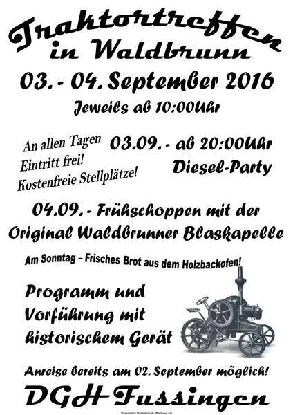 Traktorfest Waldbrunn