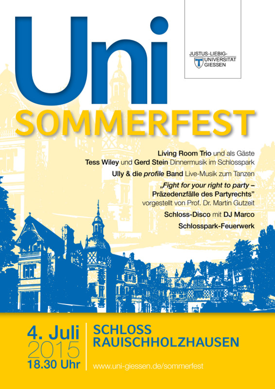 Uni-Sommerfest auf Schloss Rauischholzhausen 2015