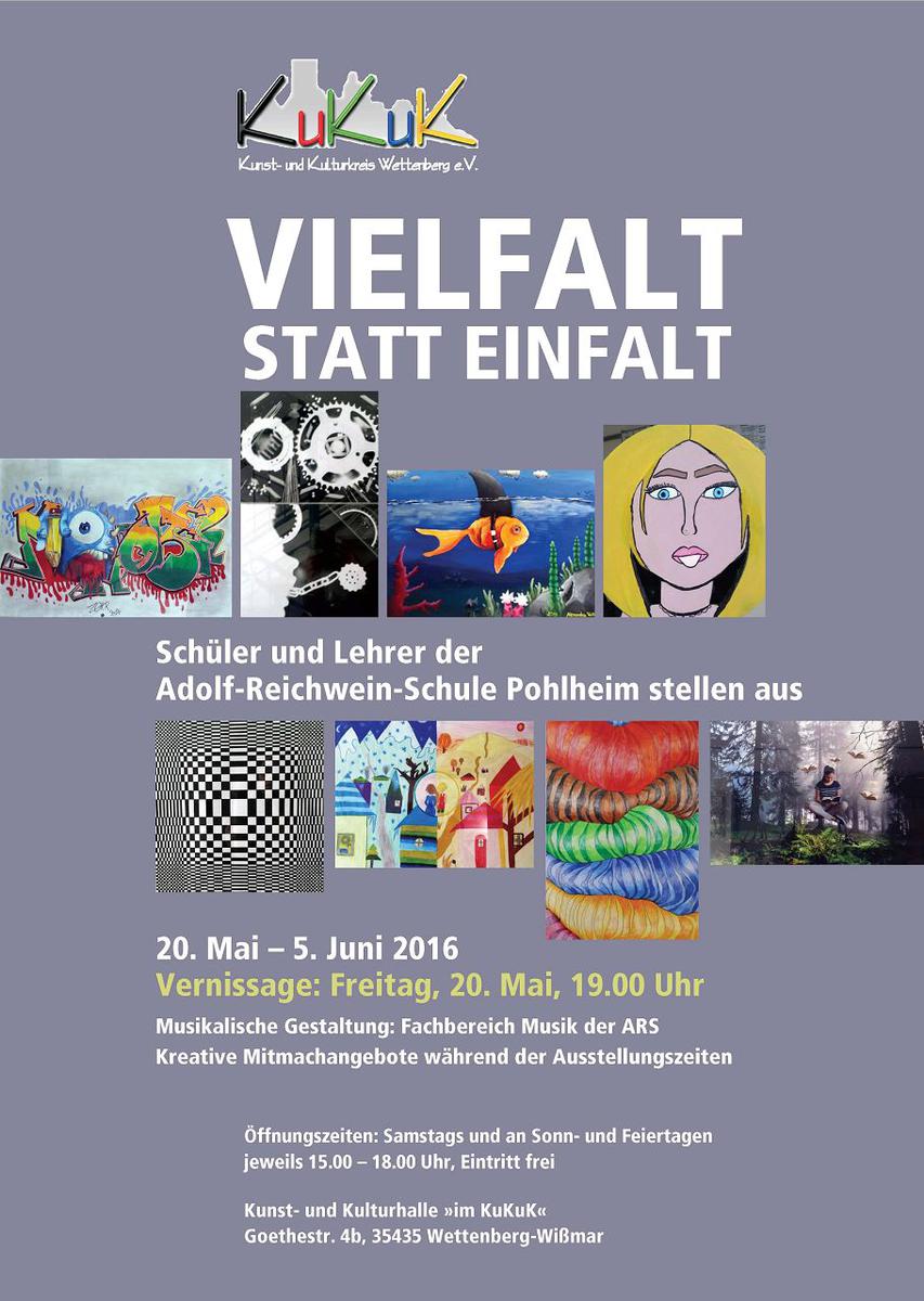 Kunstausstellung Vielfalt statt Einfalt