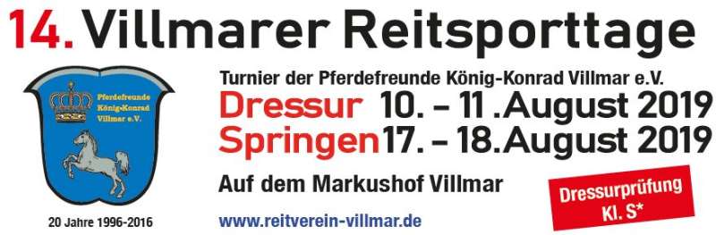 14. Villmarer Reitsporttage - Springturnier