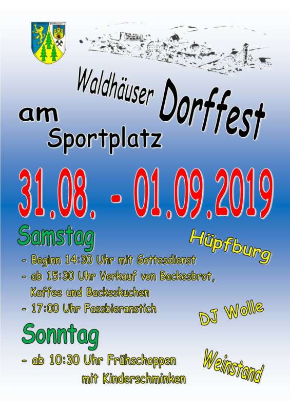 Waldhäuser Dorffest 2019
