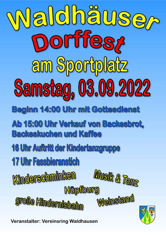 Waldhäuser Dorffest 2022