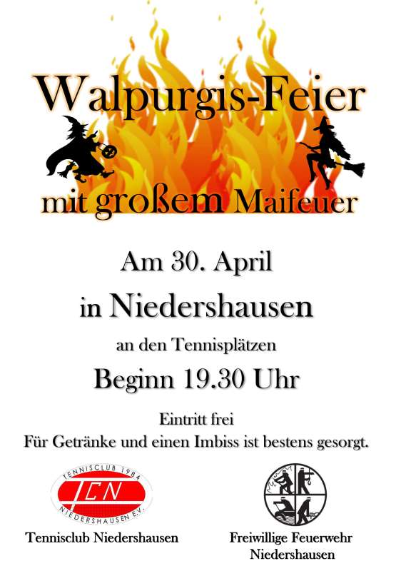 Walpurgisfeier mit Maifeuer Niedershausen