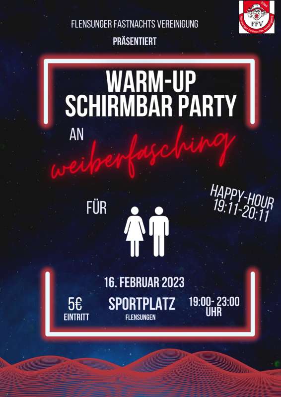 Altweiber Schirmbar-Party FFV Flensungen