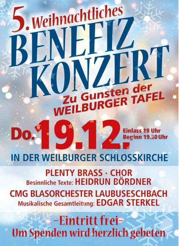 5. Weihnachtliches Benefizkonzert