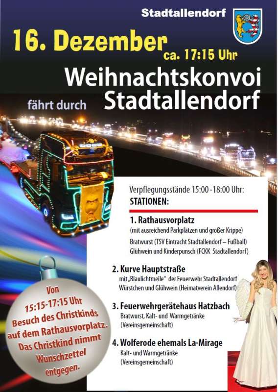 Weihnachtskonvoi Stadtallendorf