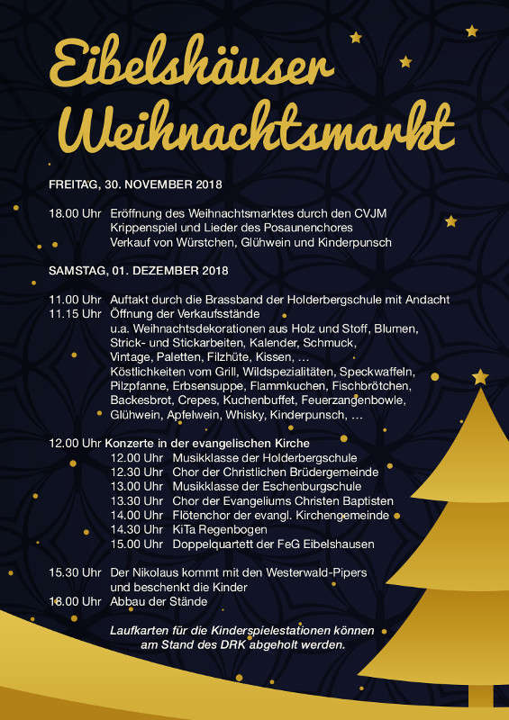 Weihnachtsmarkt in Eibelshausen 2018