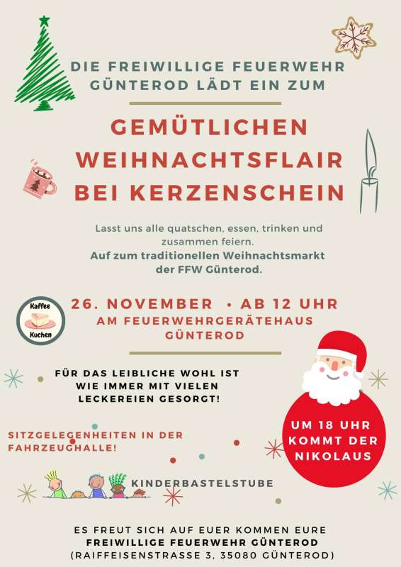 Weihnachtsmarkt der FFW Günterod 2022