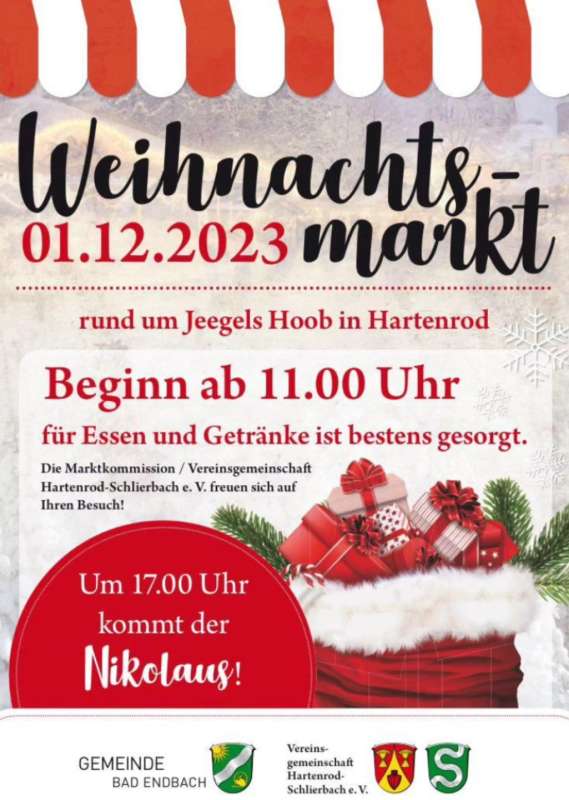 Weihnachtsmarkt in Hartenrod 2023