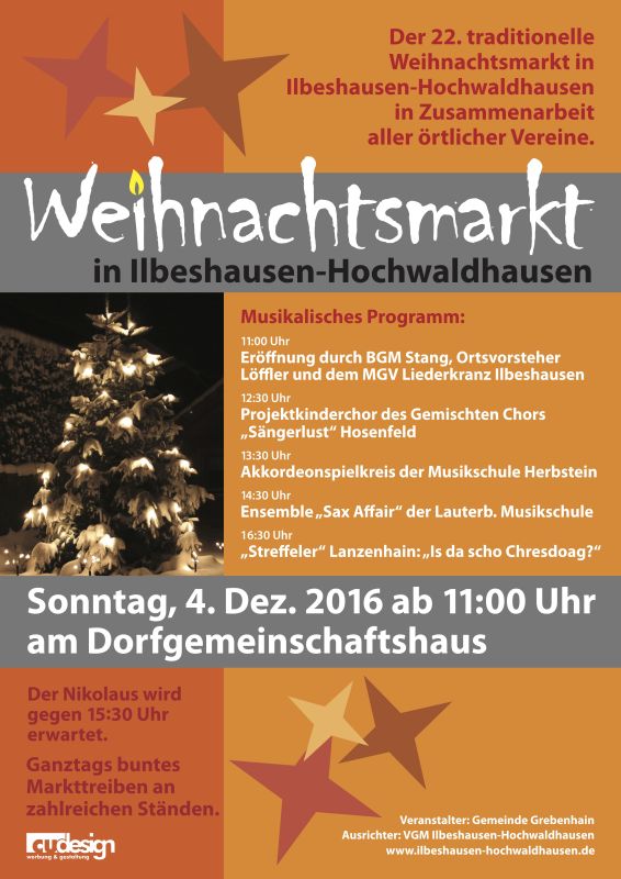 Weihnachtsmarkt Ilbeshausen-Hochwaldhausen 2016