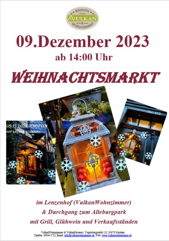 Weihnachtsmarkt im Lenzenhof