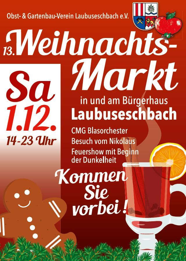 Weihnachtsmarkt Laubuseschbach 2018