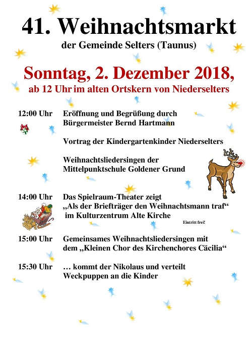 41. Weihnachtsmarkt in Niederselters