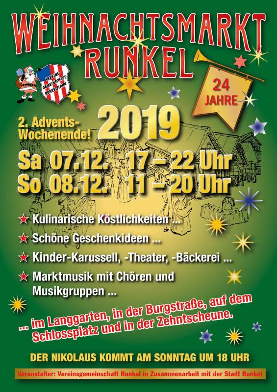 Weihnachtsmarkt in Runkel 2019