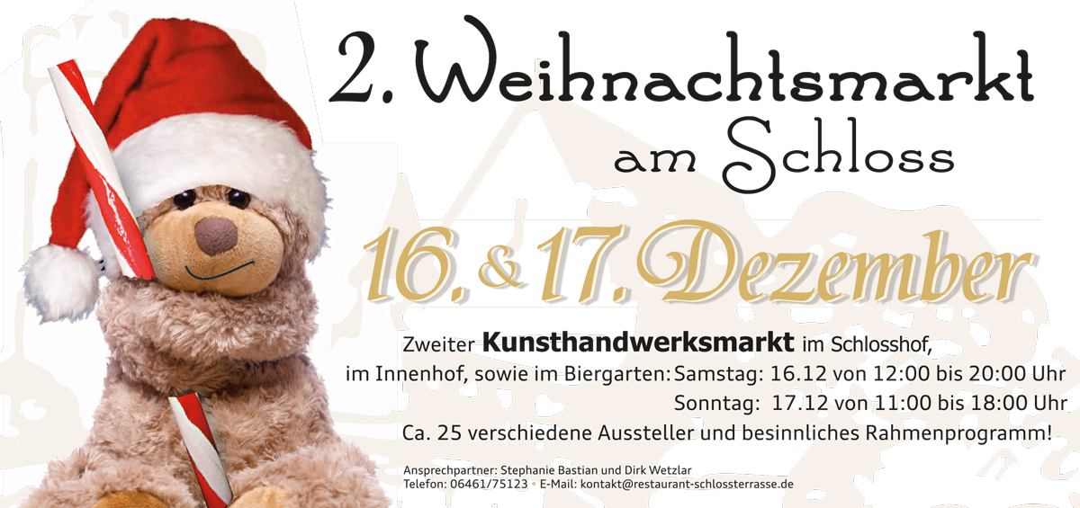 2. Weihnachtsmarkt am Schloss Biedenkopf