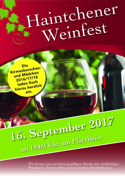 Weinfest in Haintchen