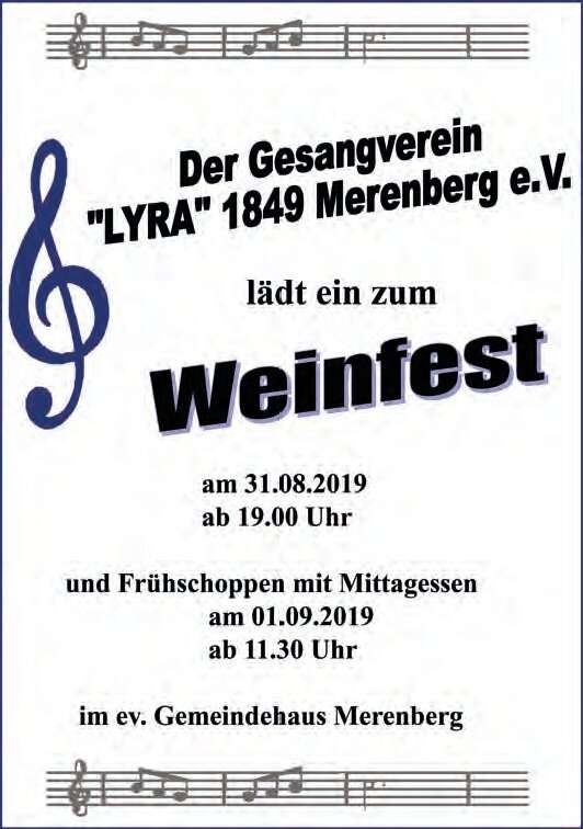 Weinfest in Merenberg 2019