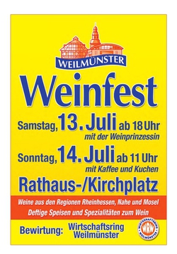 14. Weinfest Weilmünster