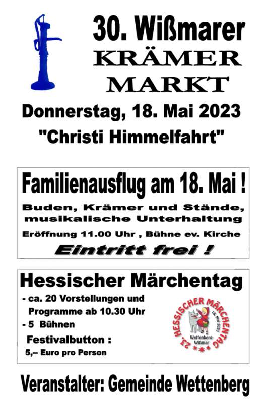 23. Hessischer Märchentag in Wettenberg-Wißmar