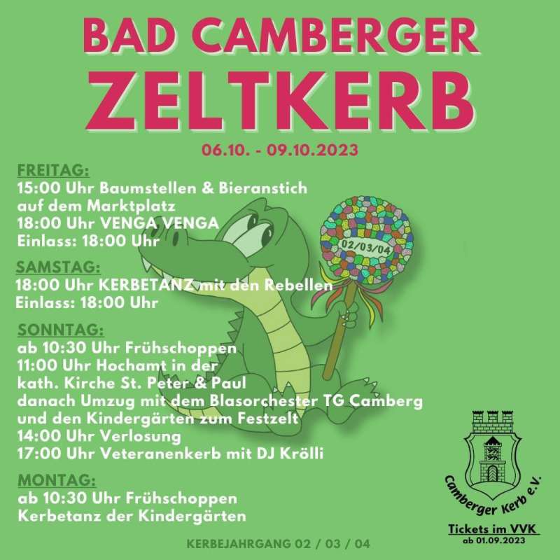 Bad Camberger Zeltkerb 2023
